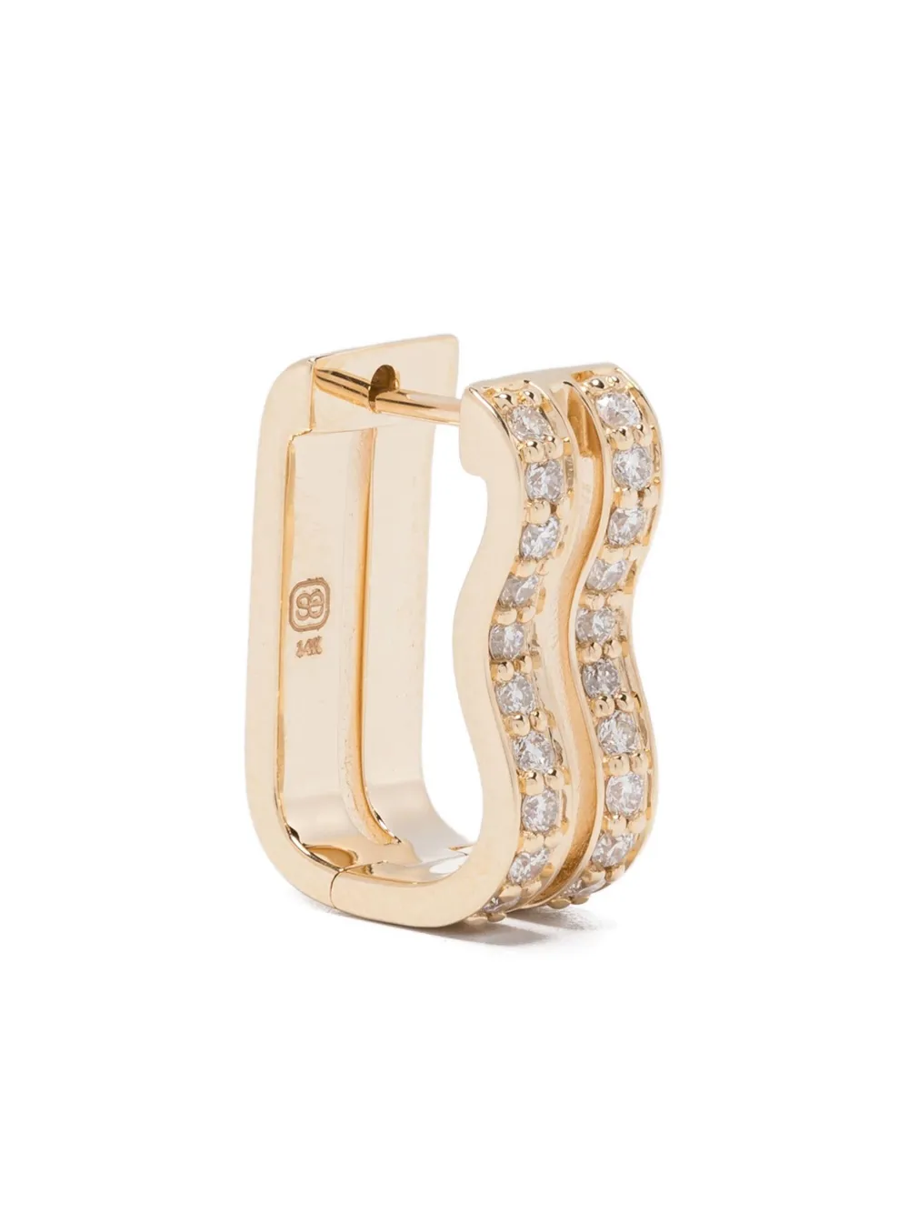 Sydney Evan 14k Gold Diamond Earrings In Gold