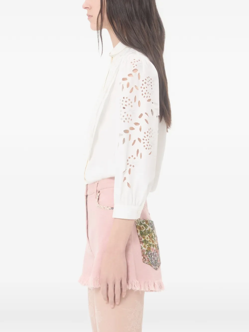 Valentino Garavani Popeline blouse Wit