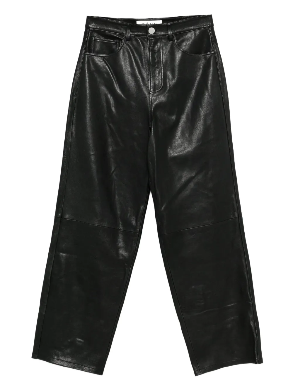 Róhe baggy leather trousers - Nero