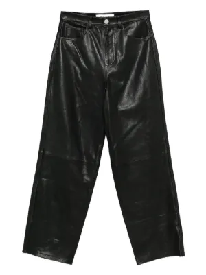 25ss 新品 entire studios レザーショートパンツ S ENTIRE STUDIOS レザーパンツ | ブラウン | FARFETCH JP