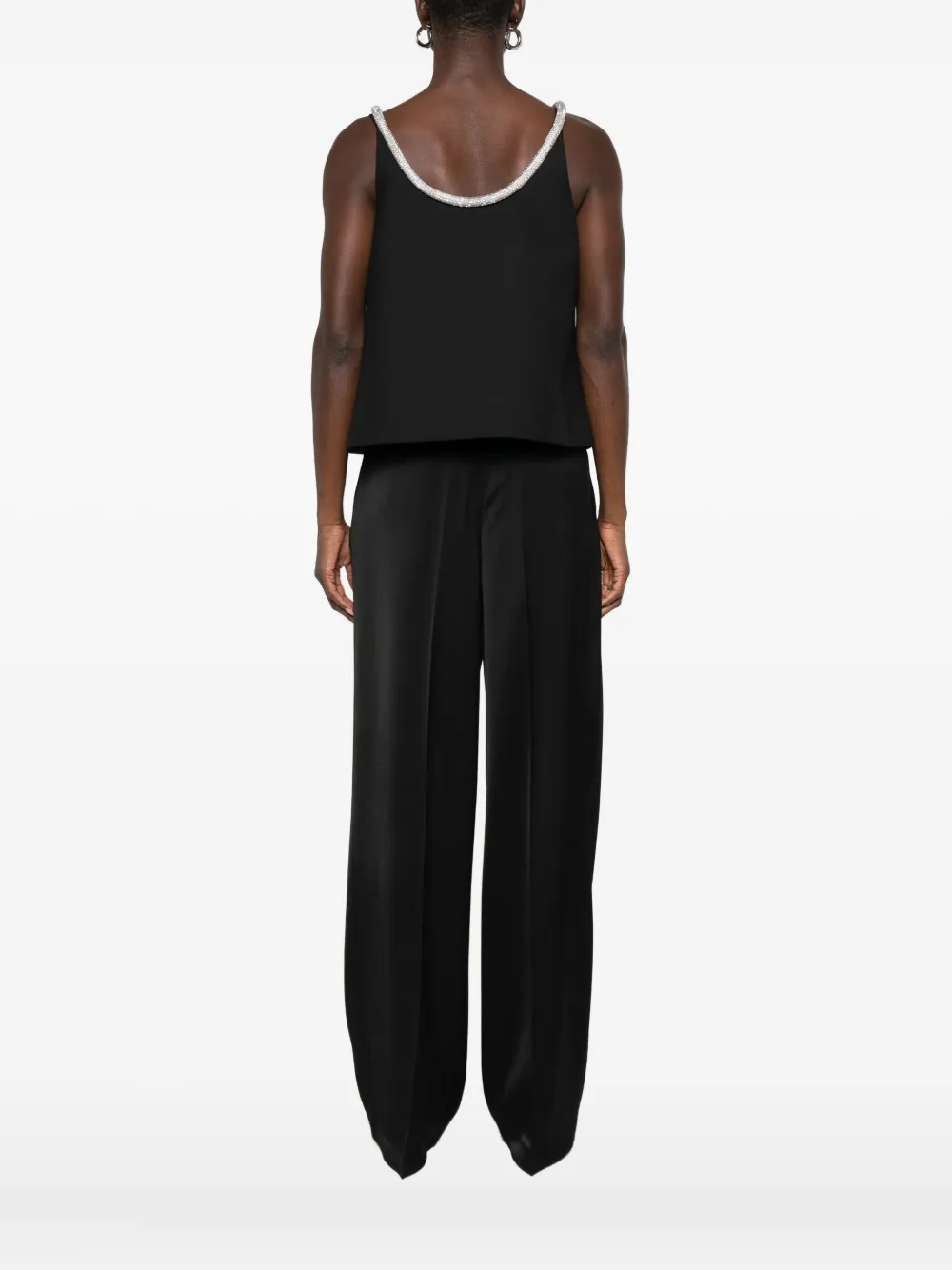 Rohe A-line Appliqué-detail Top In Black
