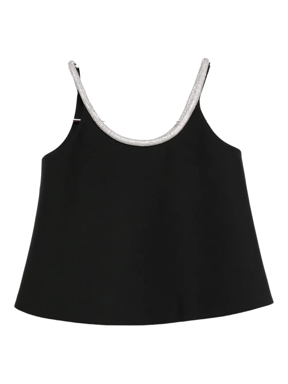 Rohe A-line Appliqué-detail Top In Black