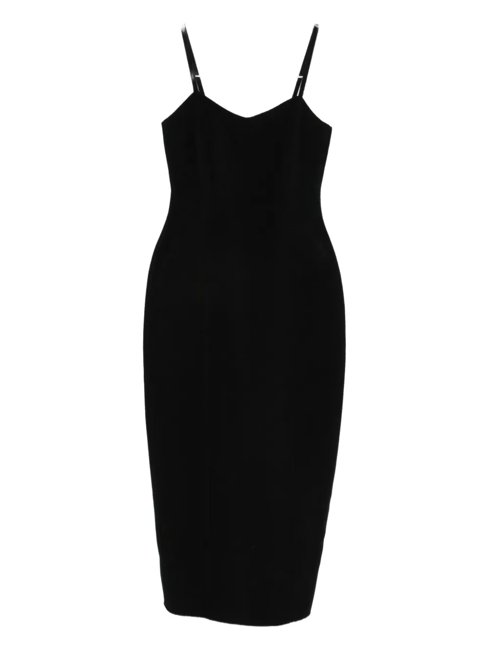 Róhe sculptural double-face dress - Nero