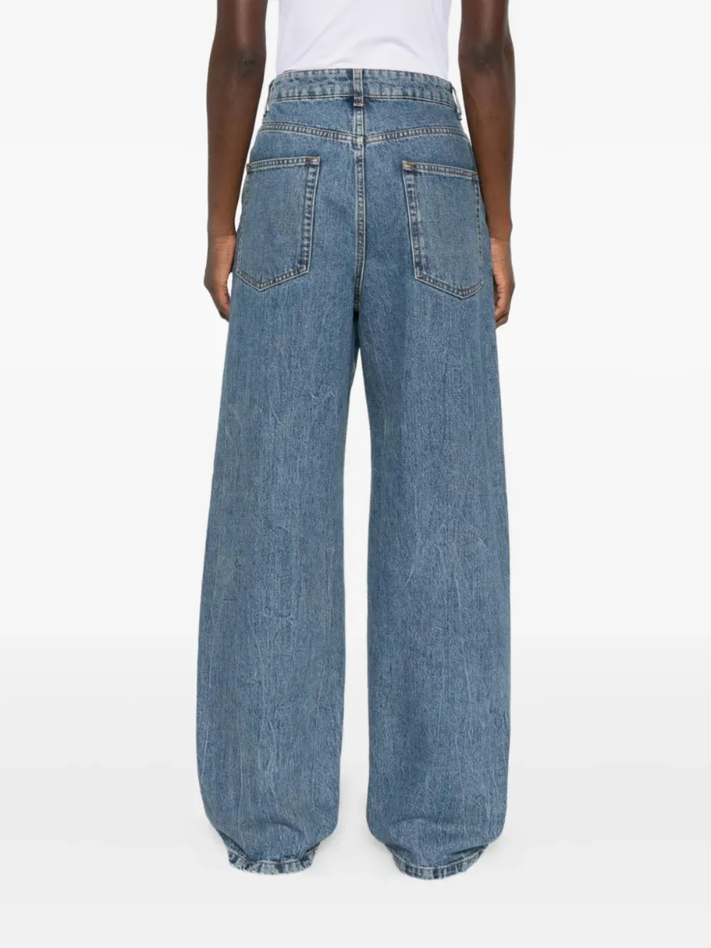 Rohe Relaxed Fit Jeans In Blue