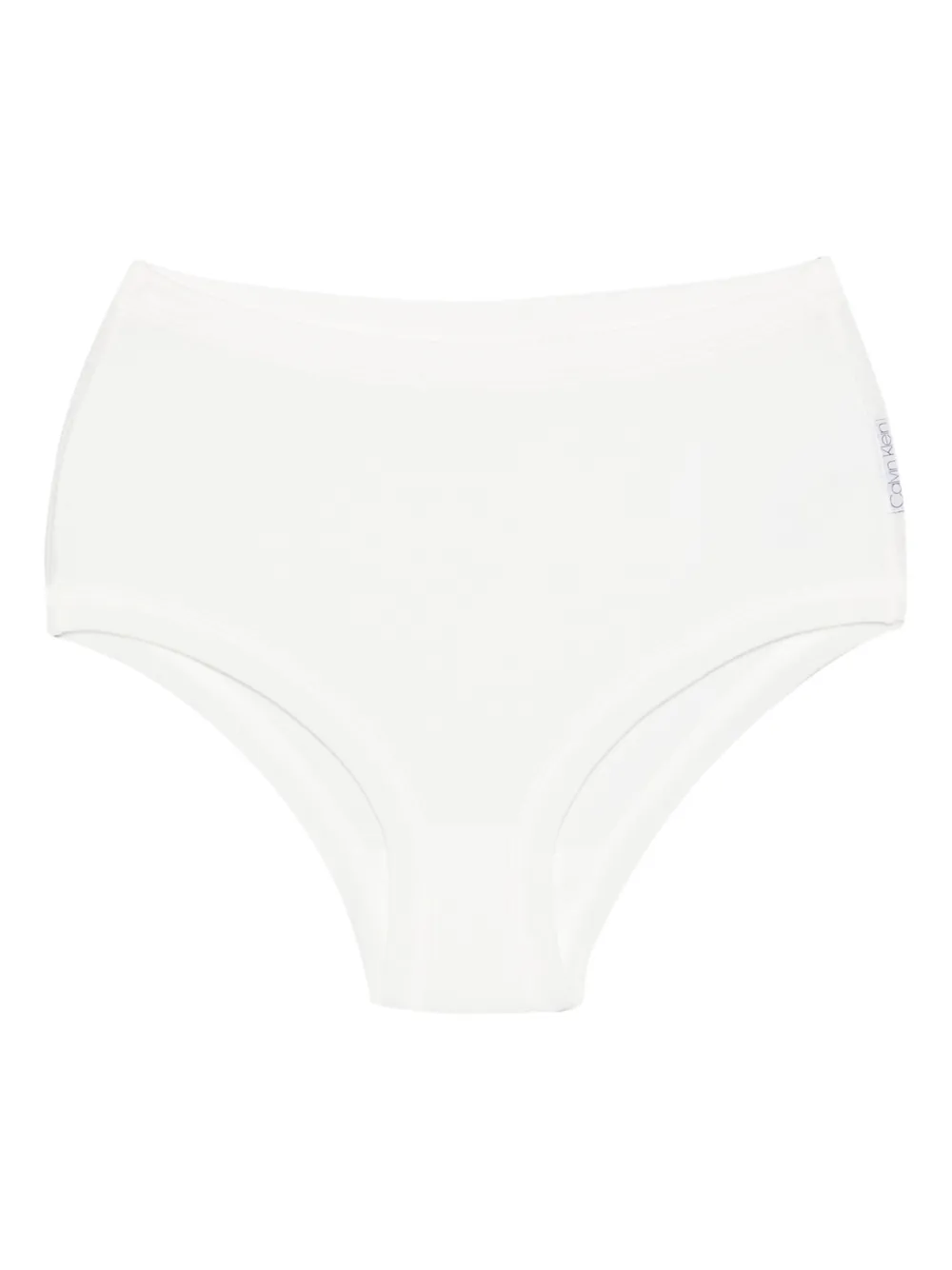 Calvin Klein Collection Tyra Ribbed-knit Brief In White