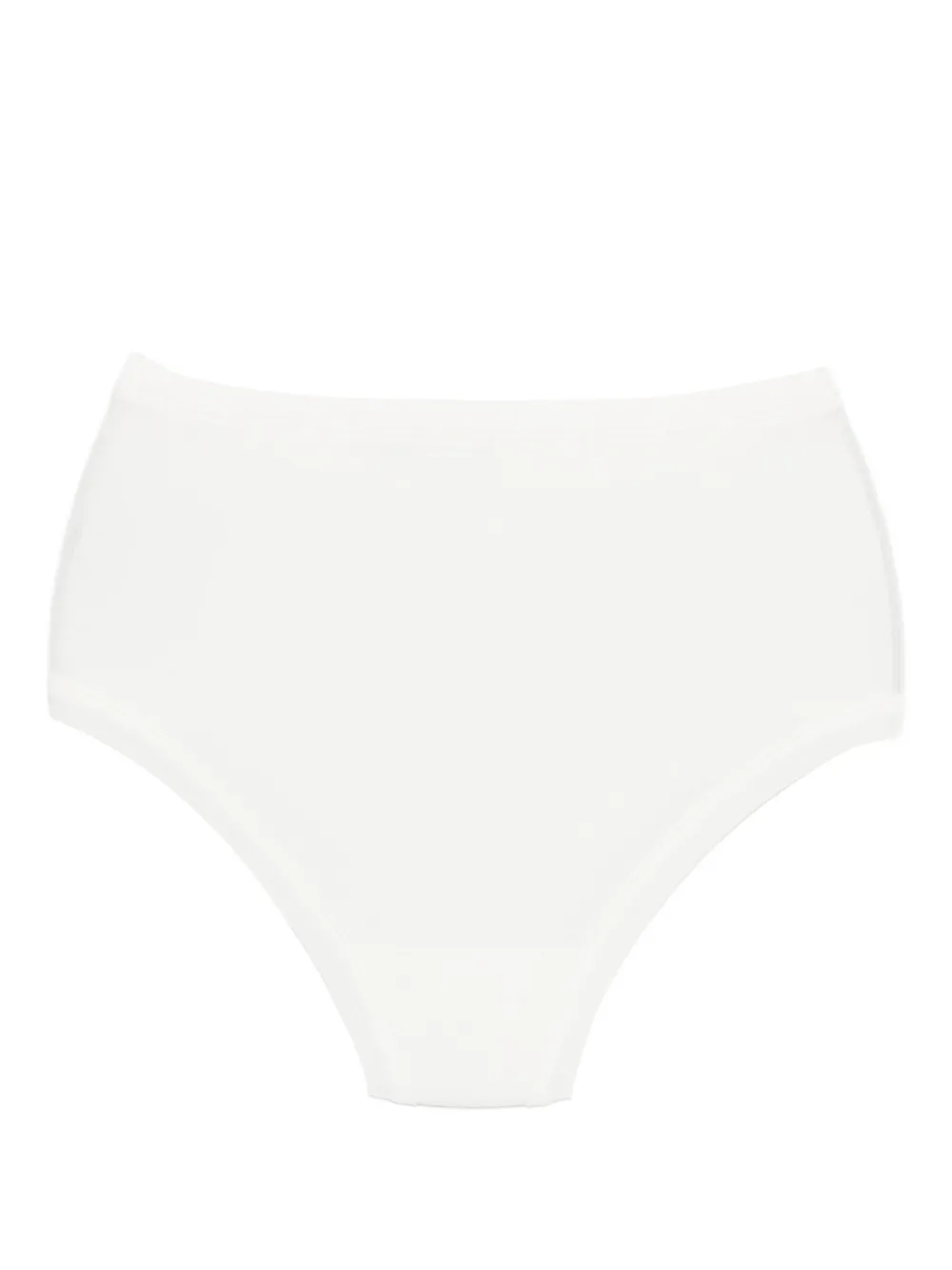 Calvin Klein Collection Tyra Ribbed-knit Brief In White