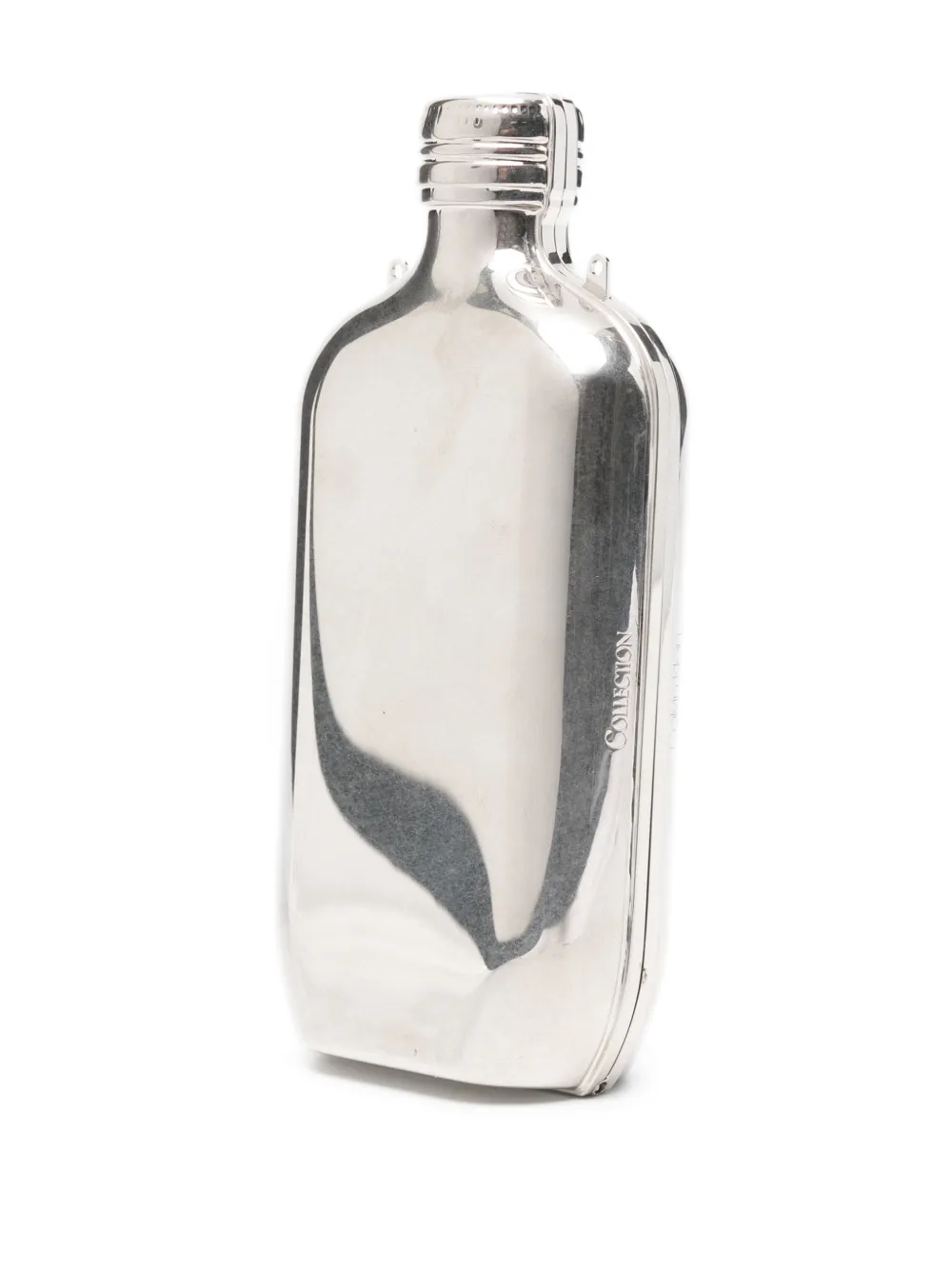 Calvin Klein Collection The One Clutch Bag In Silver