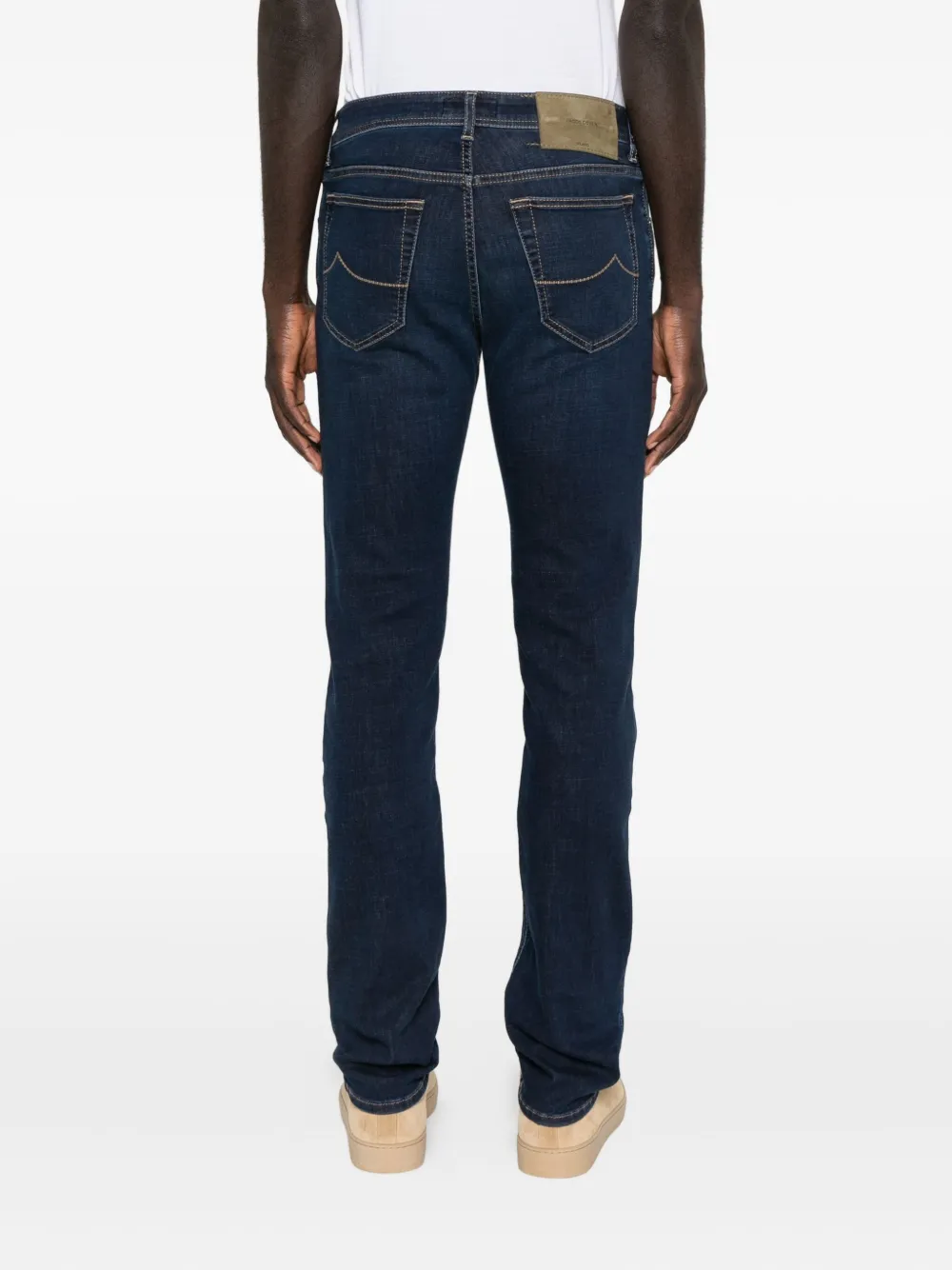 Jacob Cohën Jeans met knoopsluiting Blauw