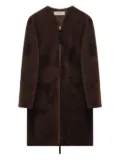 Marni Pre-Owned long-sleeve shearling coat - Brown