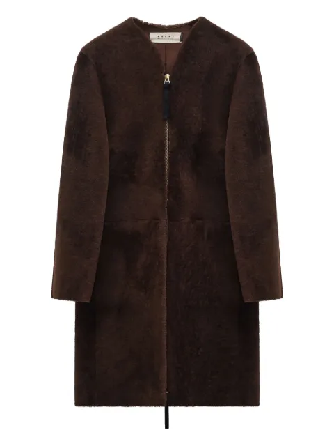 Marni Pre-Owned معطف شيرلنغ بأكمام طويلة