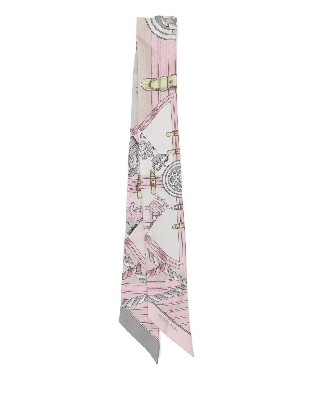 Hermès Pre-Owned Grande Tenue Silk Twilly | Pink | Image 1