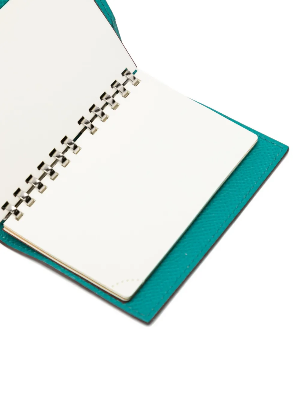 Pre-owned Hermes Leather-case Agenda In Blue