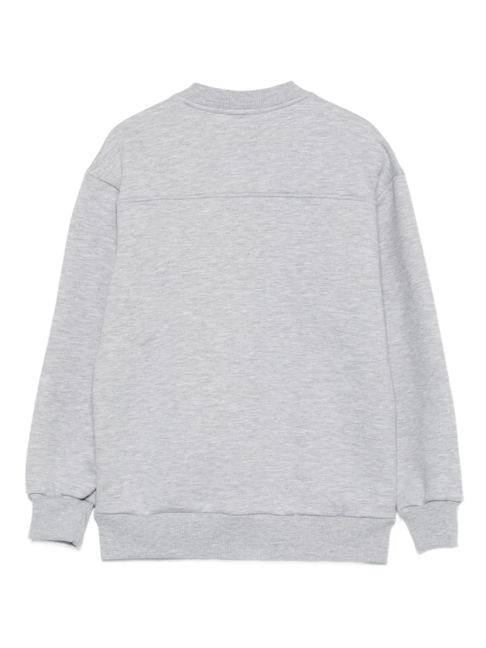 MARKET Sweater met logoprint en V-hals Grijs