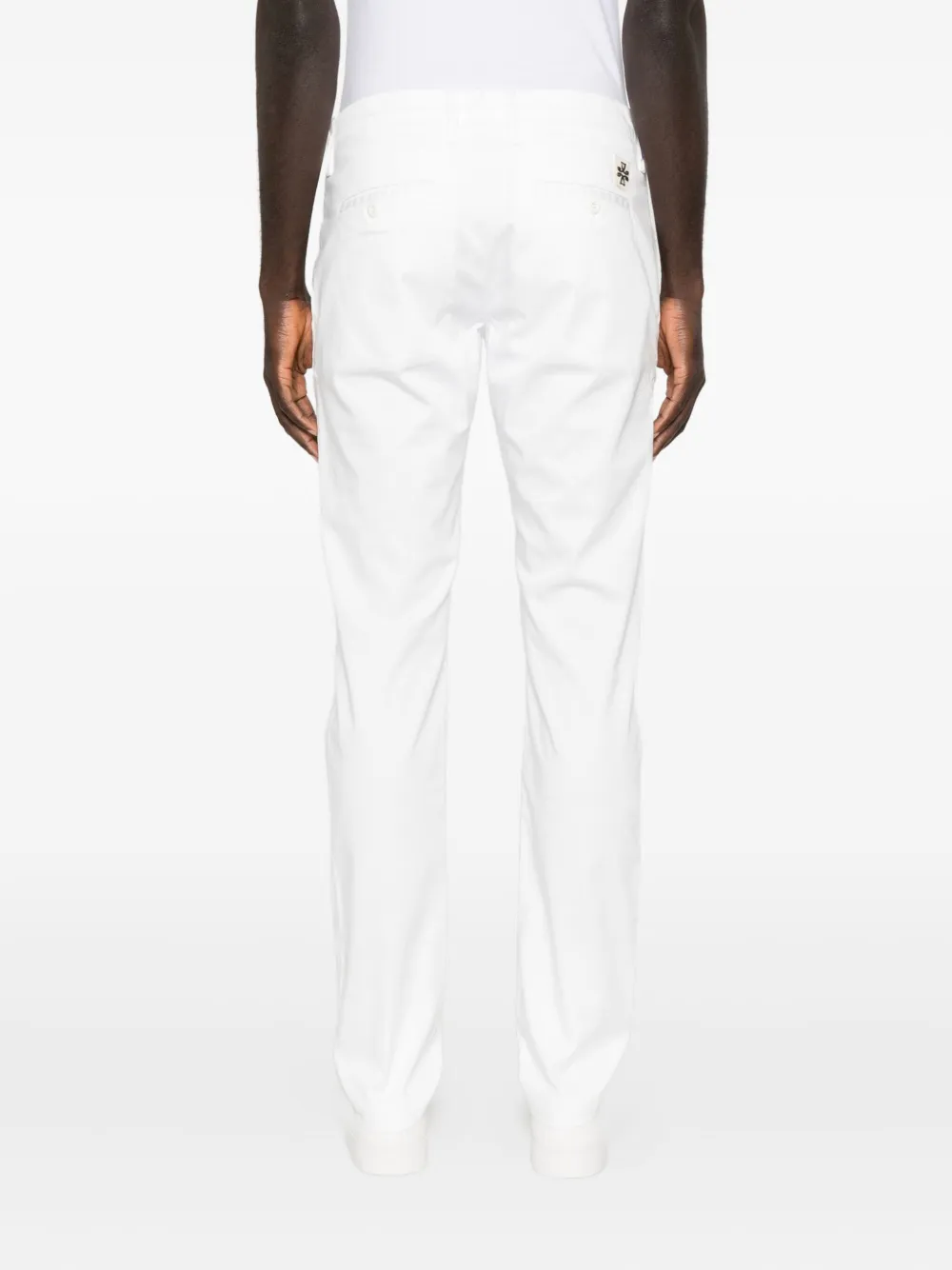 Jacob Cohen Button Trousers In White