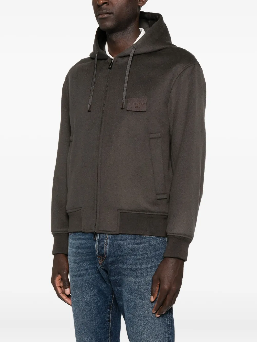 Emporio Armani Jack met capuchon Groen