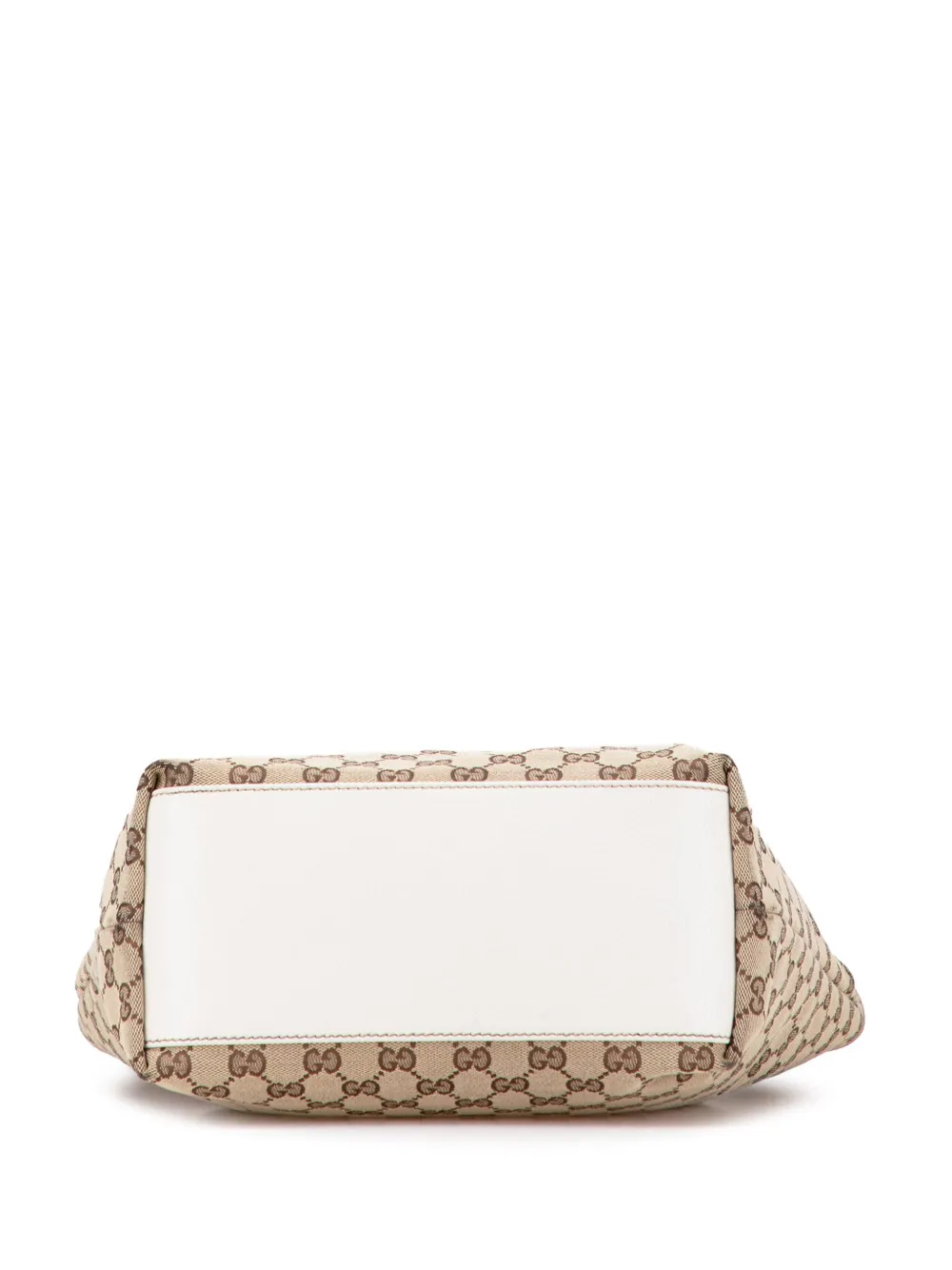 Pre-owned Gucci 2000-2015 Gg Canvas Charmy Tote Bag In Brown