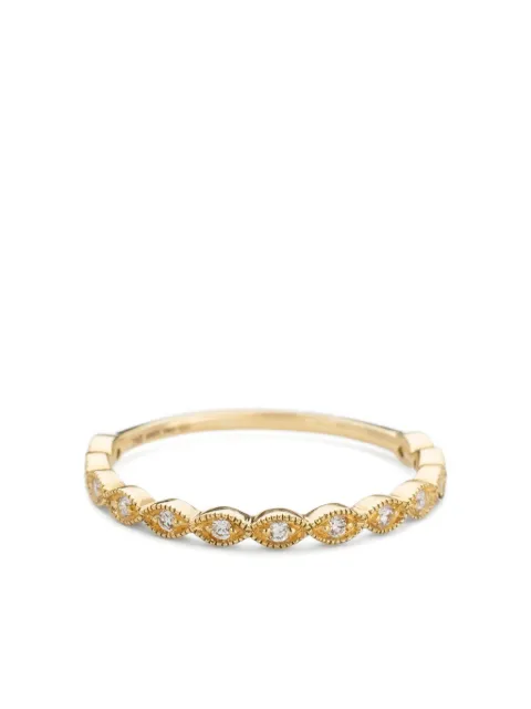 We by WHITEbIRD 18K yellow gold Maurine diamond ring