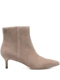 Lauren Ralph Lauren 50mm pointed-toe zip boots - Neutrals