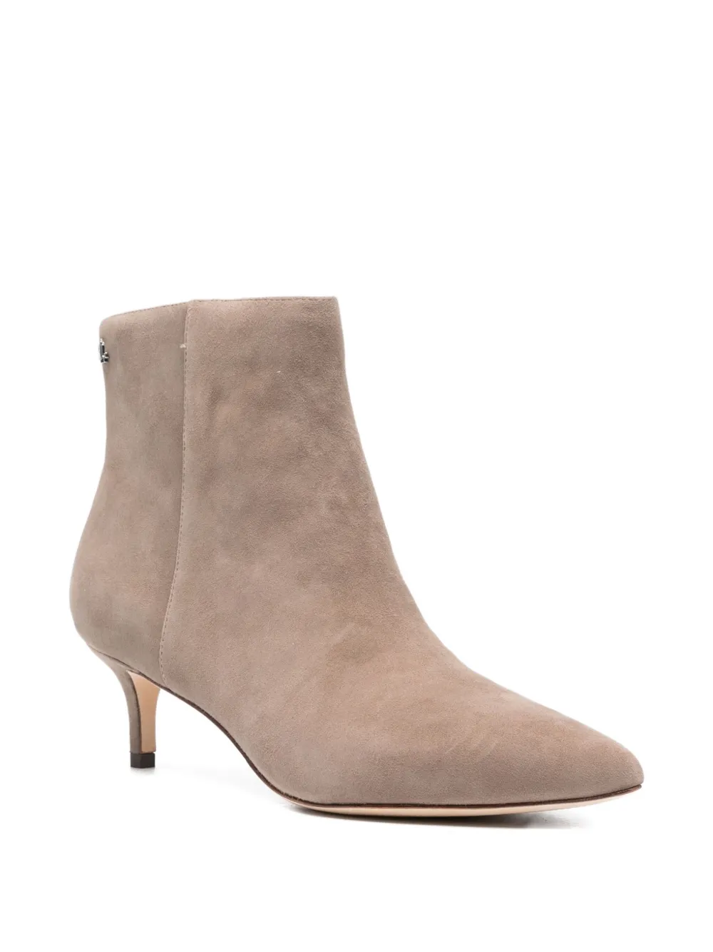 Lauren Ralph Lauren 50mm pointed-toe zip boots Neutrals