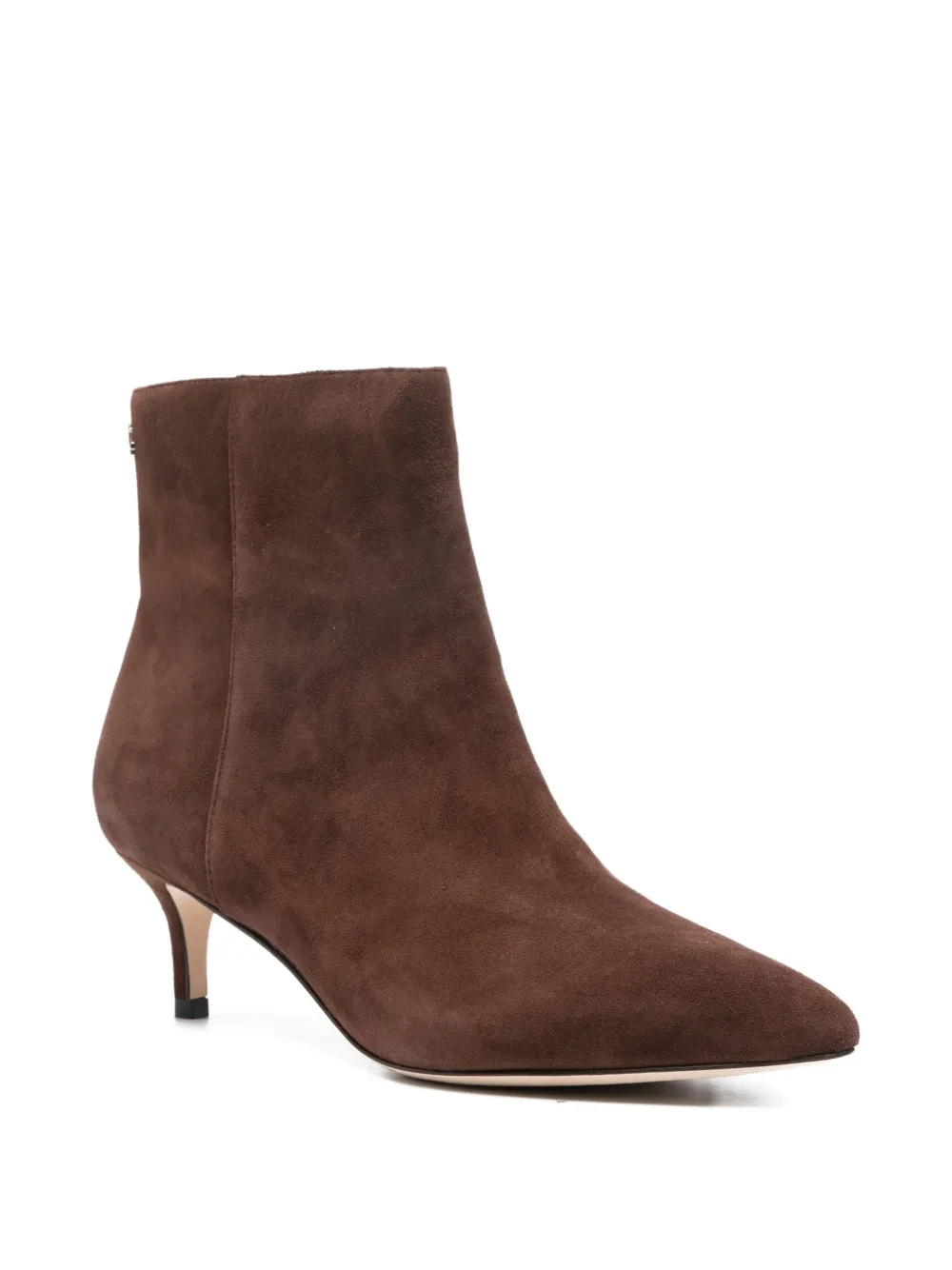 Lauren Ralph Lauren 45mm pointed-toe suede boots Brown