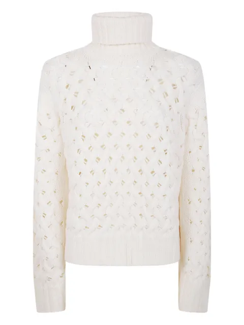 P.A.R.O.S.H. braided turtleneck sweater