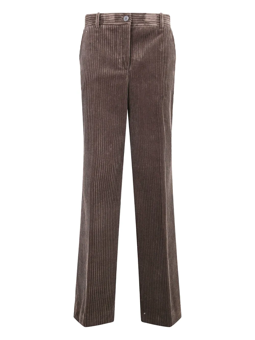 P.A.R.O.S.H. corduroy straight-leg trousers | Brown | Image 1