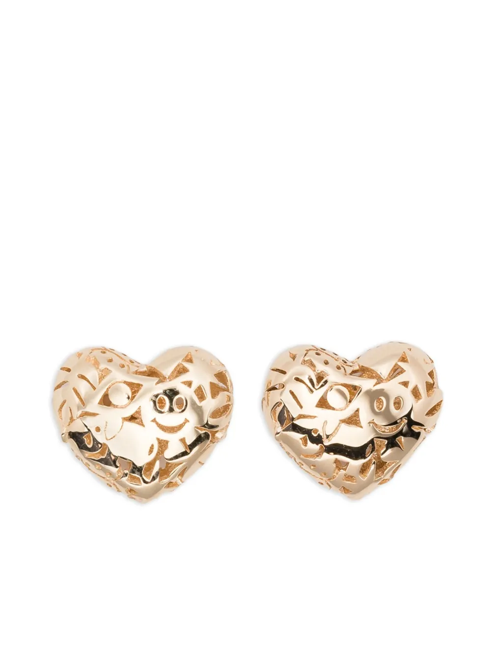 Sydney Evan 14K yellow gold Heart earrings - Oro