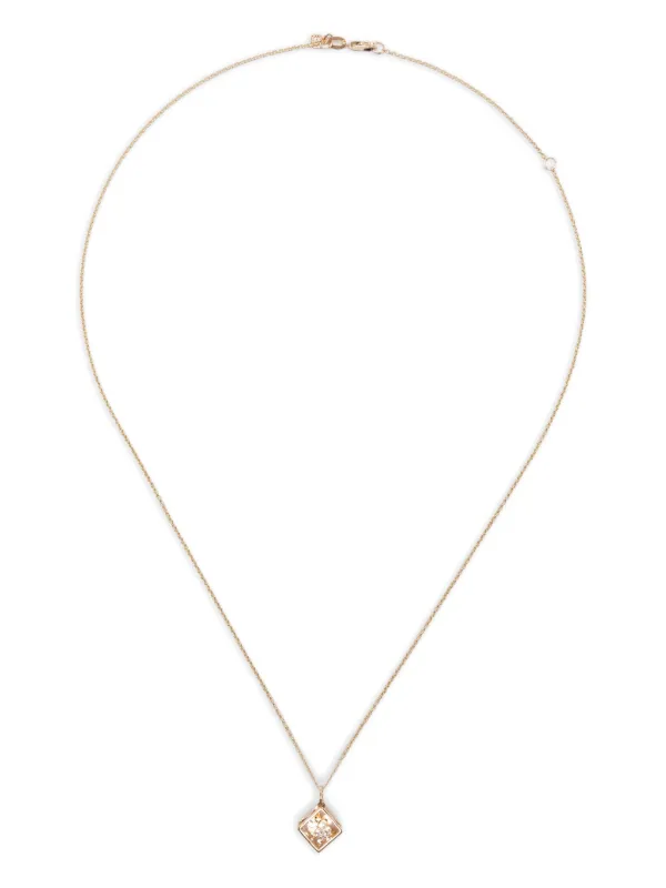 Sydney Evan 14CT Yellow Gold Box Charm Necklace
