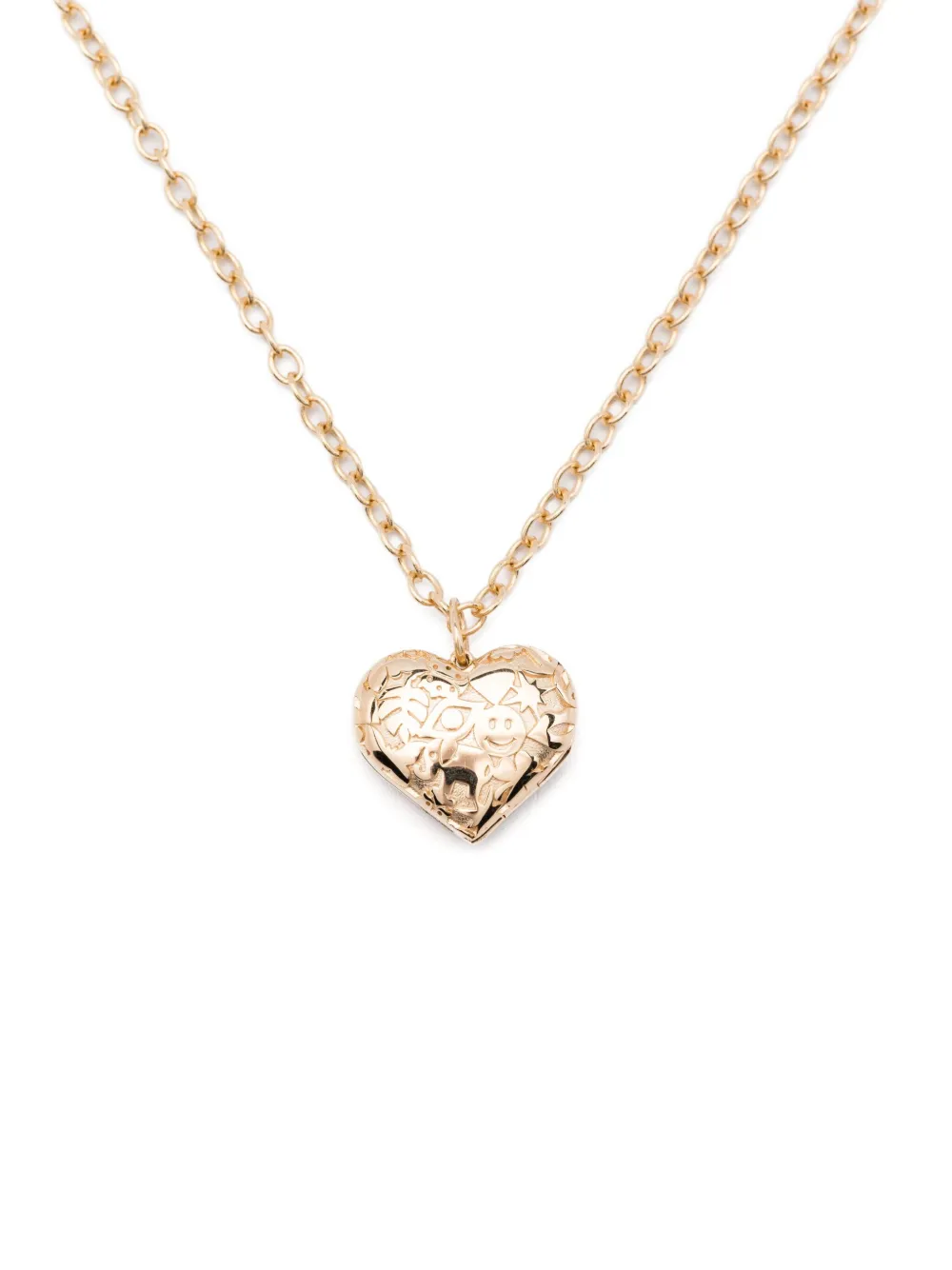 Sydney Evan 14k Yellow Gold Heart Necklace In Gold