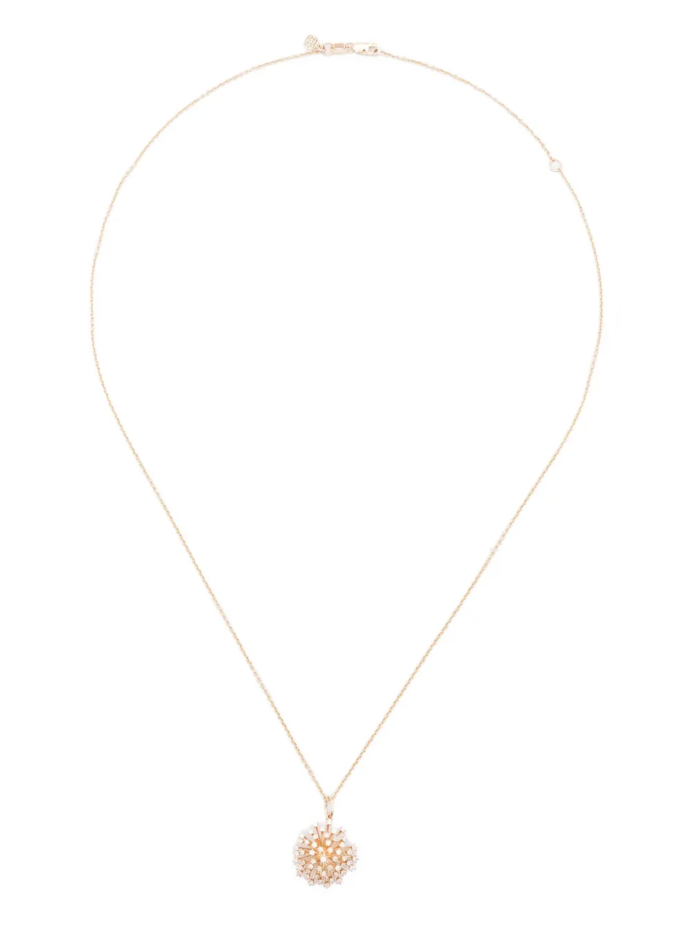 Sydney Evan 14k Yellow Gold Burst Necklace In Gold