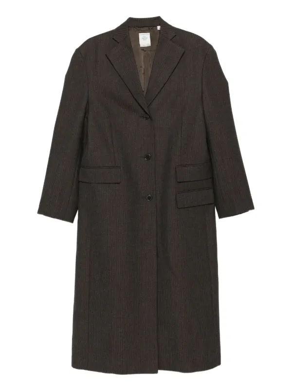 Calvin Klein Collection Brooke Pocket Coat in Brown