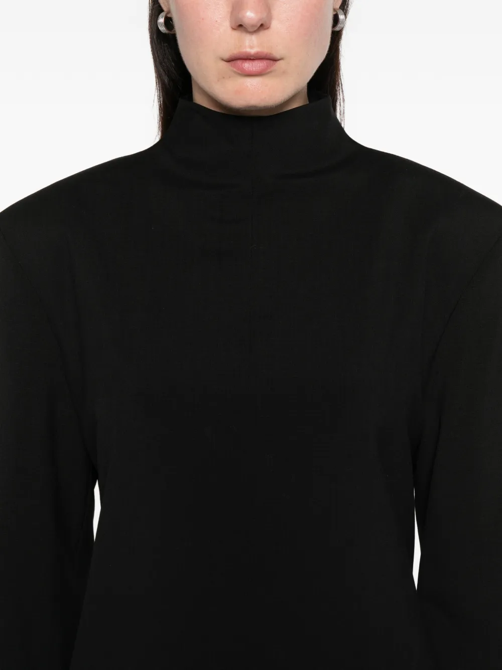 Calvin Klein Collection Addison Midi Dress In Black