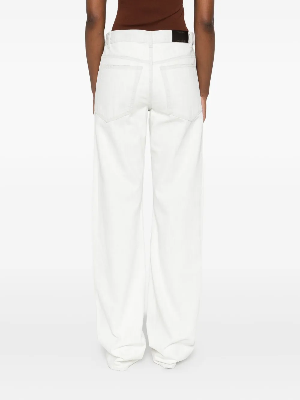 CALVIN KLEIN COLLECTION 02 straight jeans Wit