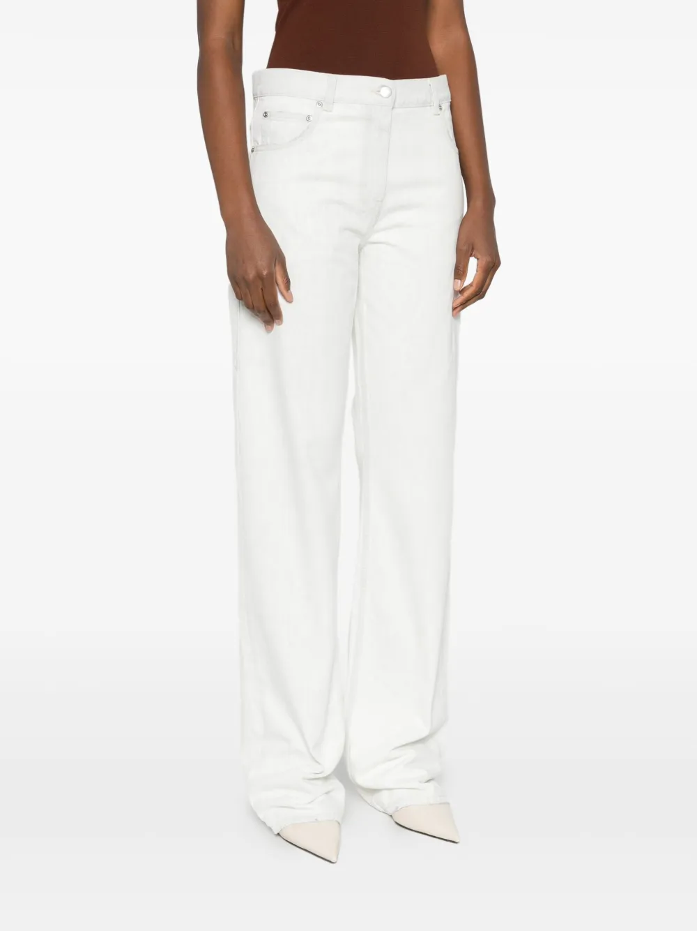 CALVIN KLEIN COLLECTION 02 straight jeans Wit