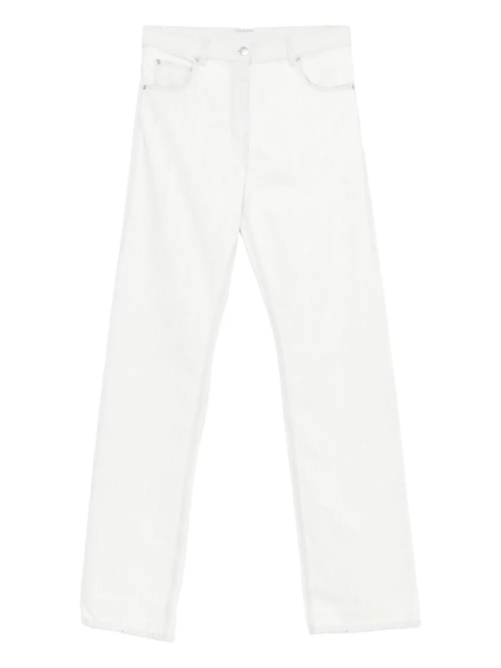 CALVIN KLEIN COLLECTION 02 straight-leg jeans | White | Image 1