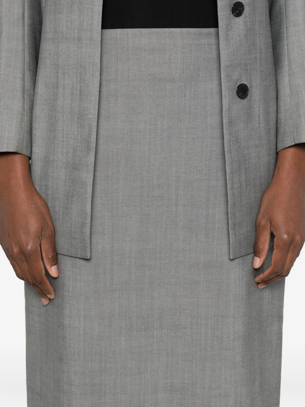 CALVIN KLEIN COLLECTION Luna midi-rok Grijs