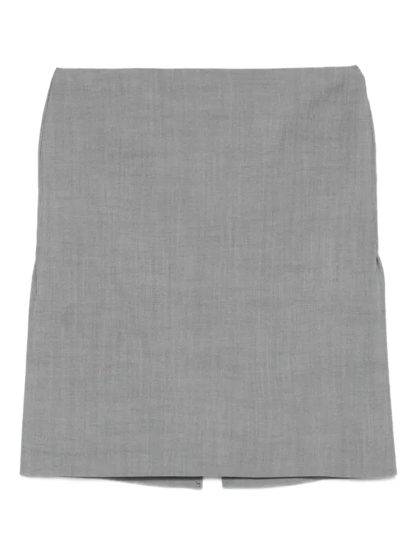 Calvin Klein Collection Luna Pencil Skirt in Grey