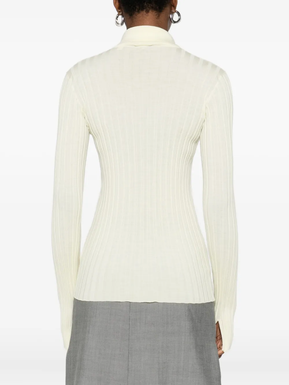 Calvin Klein Collection Amber Sweater In Neutral