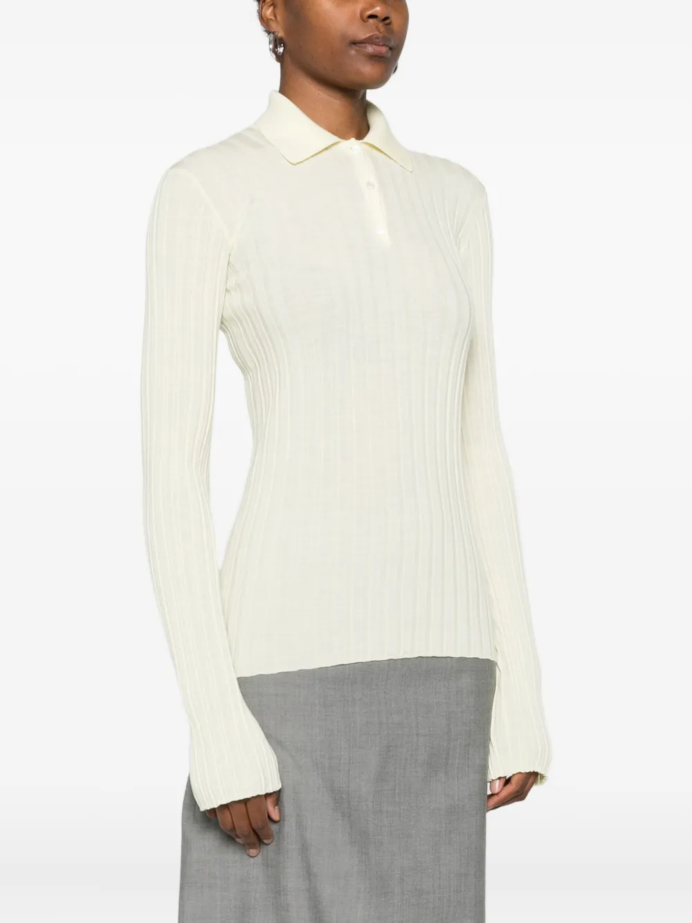 Calvin Klein Collection Amber Sweater In Neutral