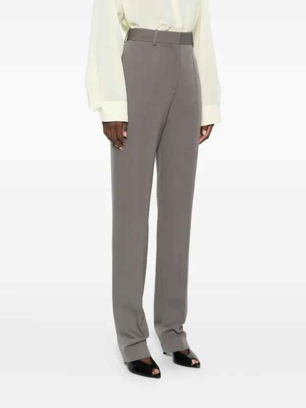 Calvin Klein Lucia Straight-Leg Women Trousers - Grey