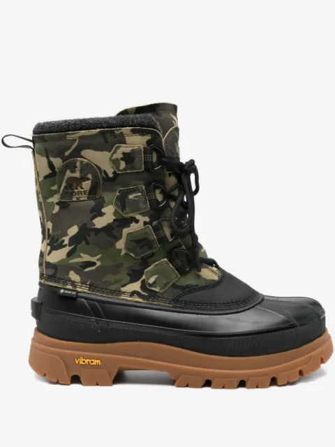 SOREL Caribou camouflage lace-up boots