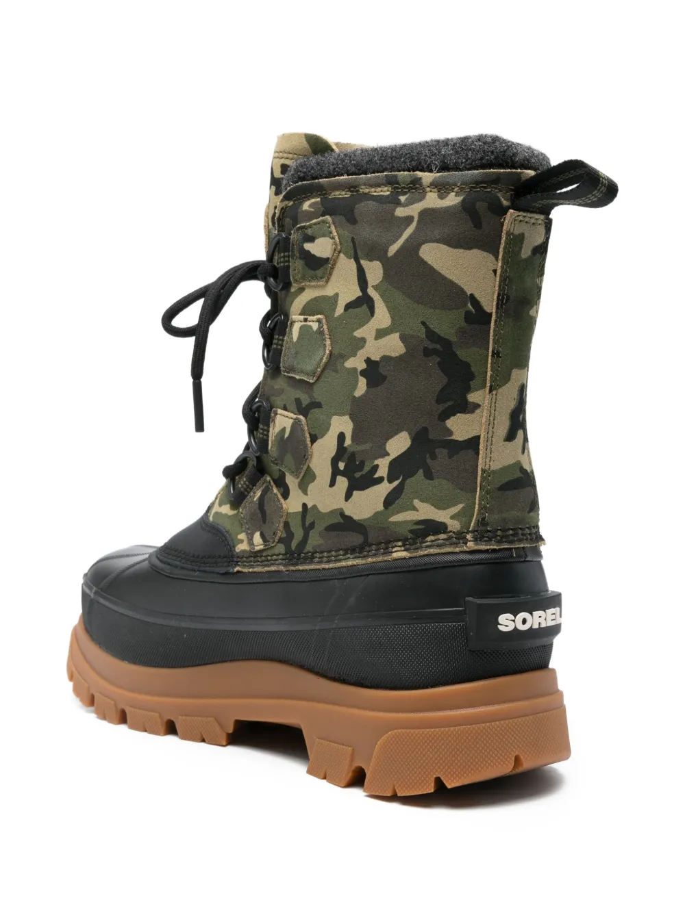 SOREL Caribou veterlaarzen met camouflageprint Groen