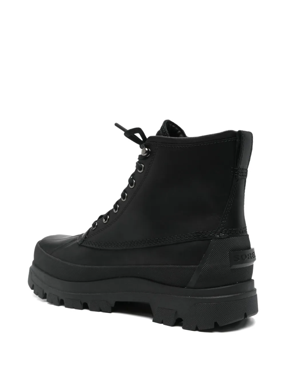 SOREL Daystorm lace-up leather boots Black