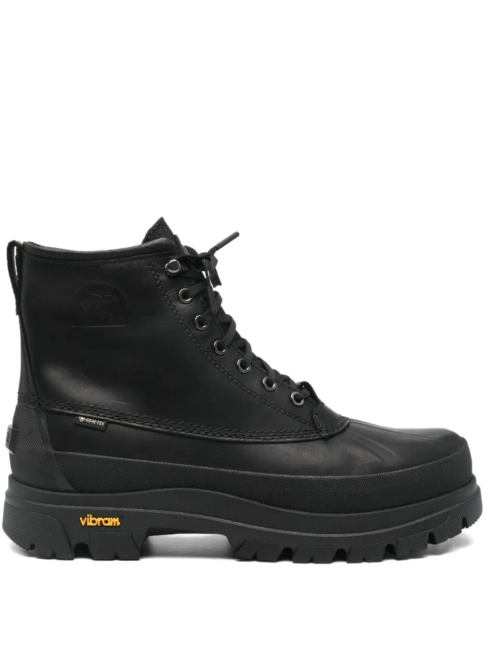 SOREL Daystorm lace-up leather boots Black