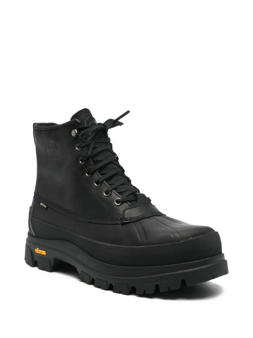 SOREL Daystorm lace-up leather boots Black