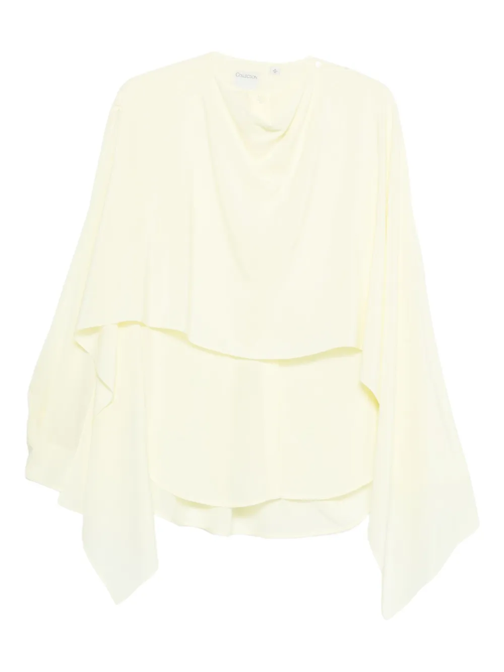 CALVIN KLEIN COLLECTION Kiki Bluse im Layering-Look | Gelb | Image 1