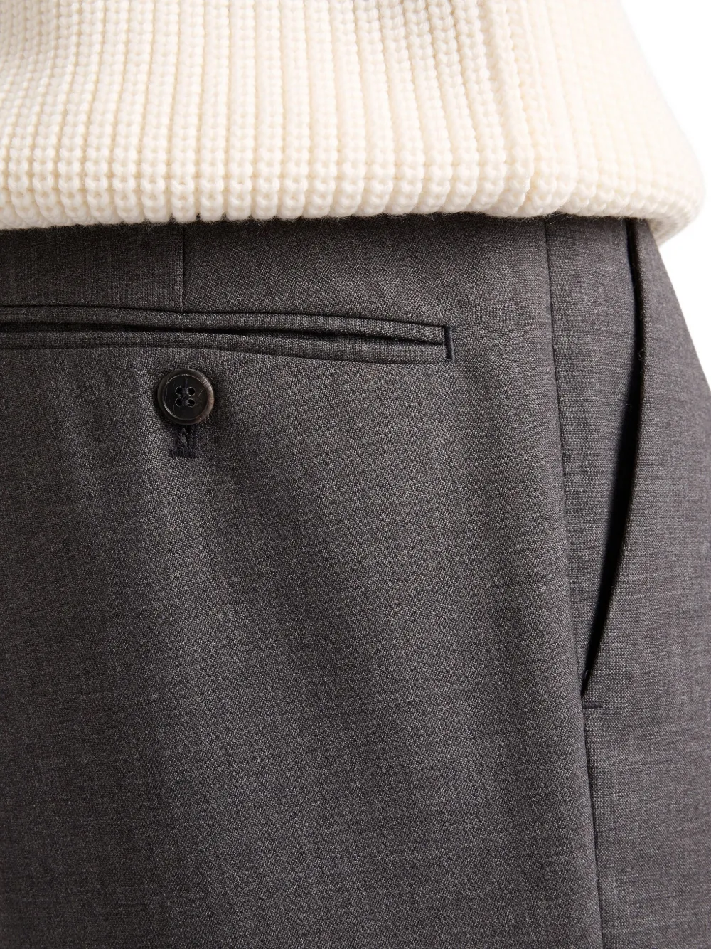 Prada tailored wool trousers Grijs