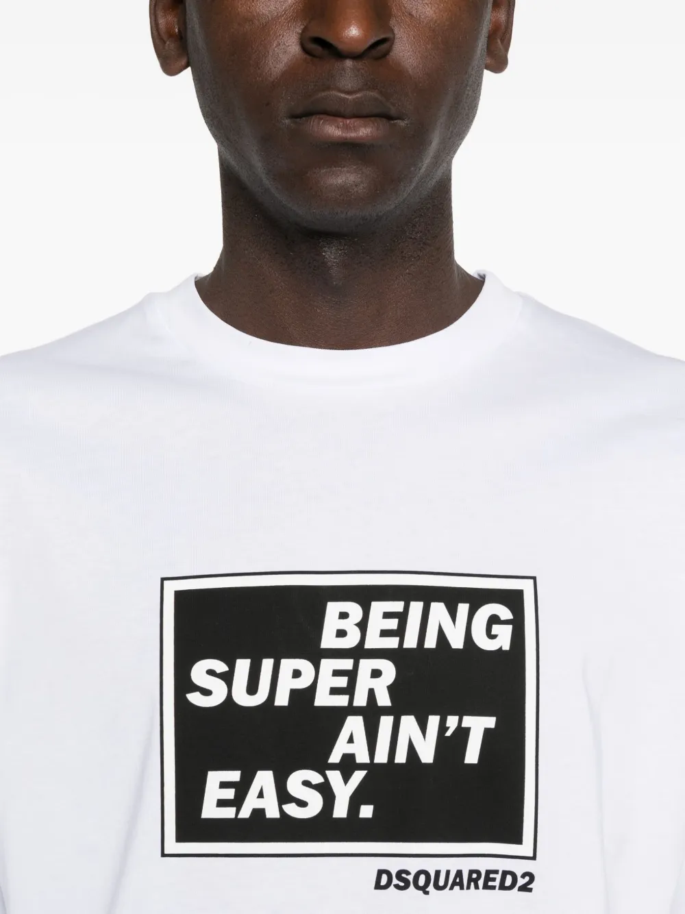 Dsquared2 Graphic-print Cotton T-shirt In White