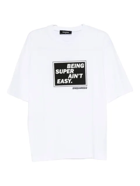 DSQUARED2 graphic-print cotton T-shirt