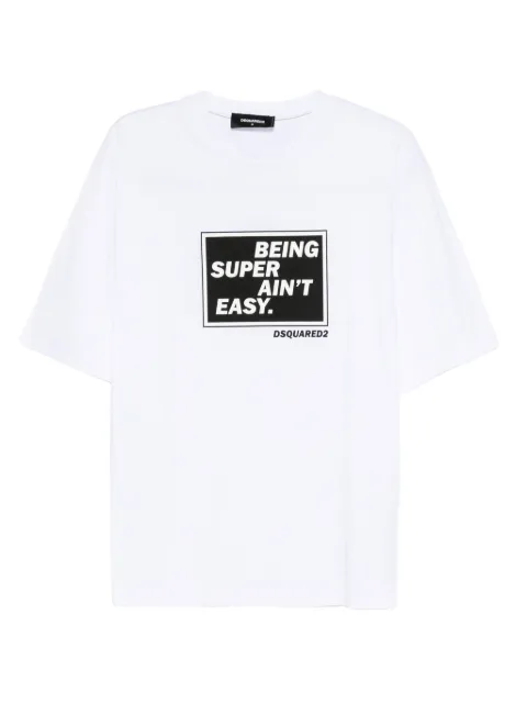 DSQUARED2 graphic-print cotton T-shirt